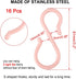 uxcell 16 Pack S Shaped Hooks Plastic Hanger for Kitchen Bathroom Closet Holder Pots and Pans Cups Utensils Coats Towels Hanging Pink...