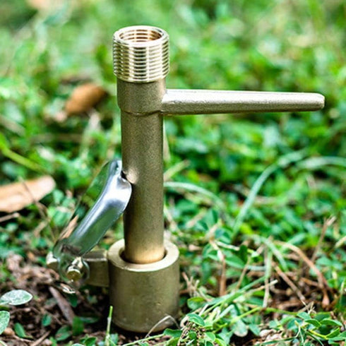 3/4 Inch Brass Quick Coupler Valve Key Garden Hose Underground Irrigation Tool Heavy Duty Sprinkler Key DN20 3/4" (3/4 Inch Key)...