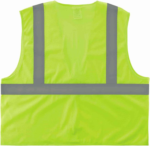 Ergodyne unisex adult Hook & Loop Closure Vest, Lime, 4X-Large-5X-Large...