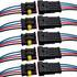 4 Pin Connector Waterproof Connector,Male and Female Way 16 AWG Wire Suitable for car Truck, Boat and Other Wire Connection (5 kit)...