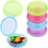 4 Pcs Mini Pill Organizer Small Pill Box Cute Portable Pill Case for Pocket Purse Travel Storage Containers Earplug Case Medicine Dispenser Vitami...