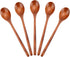 Wooden Spoons for Eating?9.06 inch Japanese Korean Log Unspliced Dinner Spoon Set of 5...