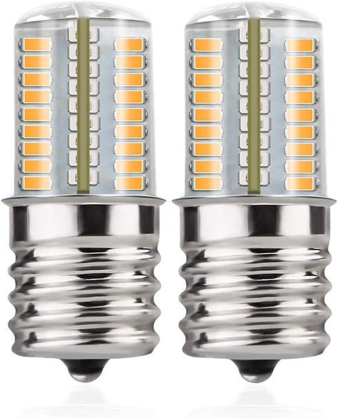 DiCUNO E17 LED Bulb Dimmable, Under Microwave Oven Appliance Light, 4W (30W Incandescent Equivalent), Warm White 3000K, AC110-130V for Stove Top L...