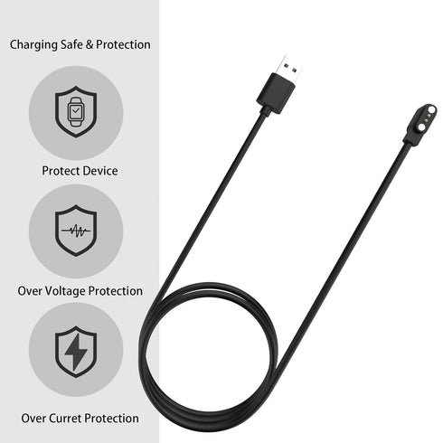 Smart Watch Charger, Magnetic Watch USB Charging Cable Cord for W1 W7 CW01 B1, Black...