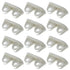 12PCS 4.2x2x1.7cm White Self Adhesive Plastic Mini Casters Suitable for Storage Box Small Furniture Bins Napkin Box DIY Craft...