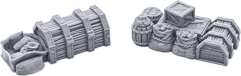 EnderToys Wagon Cargo by GameScape3D, 3D Printed Tabletop RPG Scenery and Wargame Terrain 28mm Miniatures...
