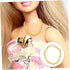 50pcs Adjustable Gold Necklace Golden Dolls Chain Necklace Gold Necklace Prom Miniature Gold Chain Necklace Hip Hop Chain Necklace Toys Princess A...