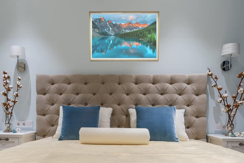 Binbo 5D Diamond Painting Kits for Adults – DIY Landscape Diamond Painting Kits for Kids - Full Round Drill Rhinestone Arts for Home Wall Decor, M...
