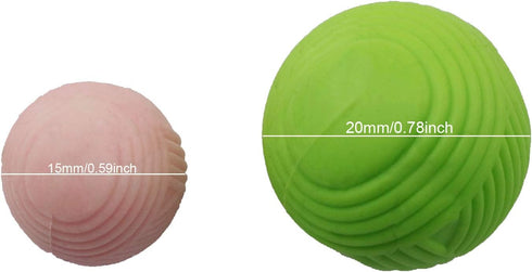 NX Garden Needle Tip Stopper 8PCS 2Size Roun Shape Rubber Knitting Needles Point Protectors Needle Tip Cover Knitting Tool for Knitting Craft,Quil...