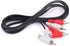 RCA Audio Piggyback Extender Cable, 5Ft 2 RCA Male to 2 RCA Male + RCA Female Piggyback Extension Audio Video AV Adapter Cord...