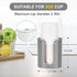 2 Pack Bathroom Cup Holder for Dixie Cups 3 oz Bathroom Cups - Bathroom Cup Dispenser 3 oz Countertop for Mouthwash Cups Small Paper Cups(Grey)...