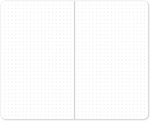Field Notebook/Journal - 5"x8" - Combo Colors - Dot Graph Memo Book - Pack of 6...
