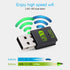 USB WiFi Bluetooth Adapter, 600Mbps Dual Band 2.4/5Ghz Wireless Network External receiver, Mini WiFi Dongle for PC/Laptop/Desktop...