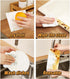 70 Sheets Disposable Towels Cleaning Cloth Dish Cloth Dish Towels Multi-Purpose Wipes and 5 PCS Reusable Microfiber Towels Wash Cloths for Home Ki...