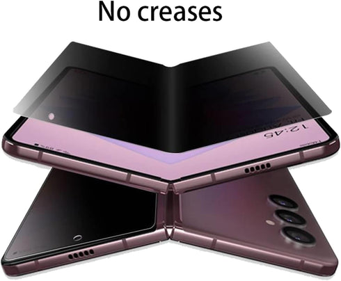 Anti-Spy Inner Screen Protector Designed for Samsung Galaxy Z Fold 4 5G 2022 and Privacy Outer Screen Protector Soft Anti-Scratch Film Anti-Peepin...