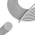 Backer Rod 1/4 Inch, EPDM Rubber Foam Caulk Saver 50' Grey Weather Strip Seal for Concrete Joints, Wall Cracks, Driveway and Joint Fillers....