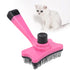 GLOGLOW Pet Grooming Brush, Self Cleaning Slicker Brush Short and Long Hair Shedding Brush for Dogs Cats Gently Removes Loose Undercoat(Rose Red) ...