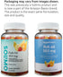 Amazon Basics Fish Oil 303 mg, Lemon, Orange & Strawberry-Banana flavors, 90 Gummies (2 per Serving), EPA and DHA Omega-3 fatty acids (Previously ...