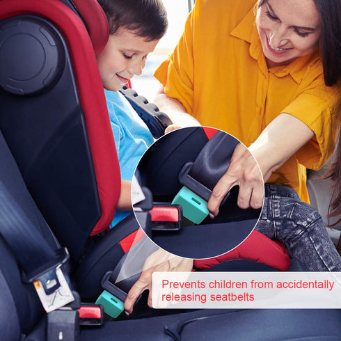 Morlike Silicone Seatbelt Secure Buckle Safety Cover Lock | Keep Children Safe in Car Seat and Prevent Kids from Accidentally Unbuckling | Buckle ...