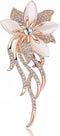 Created Cats Eye Brooches for Women Classy Bouquet Bridal Brooch Pin 12g...