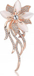 Created Cats Eye Brooches for Women Classy Bouquet Bridal Brooch Pin 12g...