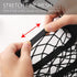 Che Yuefu 3-Layer Car Mesh Organizer, Seat Back Net Bag, Barrier of Backseat Pet Kids, Cargo Tissue Purse Holder, Driver Storage Netting Pouch (Up...