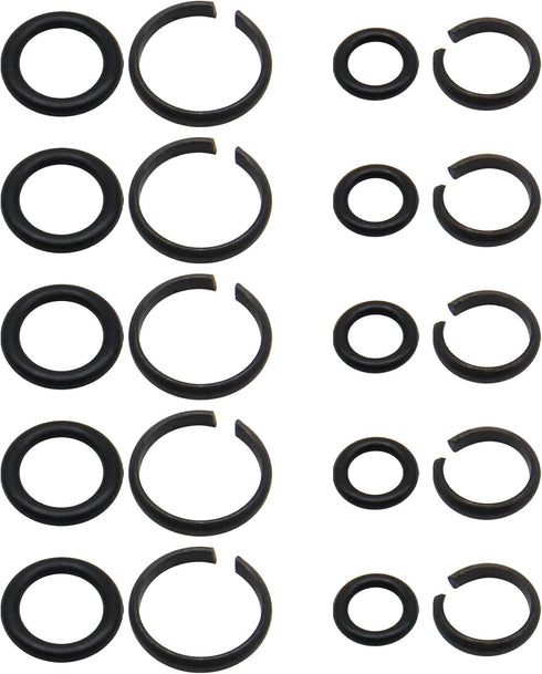 10 Sets of 1/2 inch & 3/8 inch Impact Wrench Retainer Rings with O-ring, Compatible With Electric Wrench/Pneumatic Wrench...