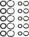 10 Sets of 1/2 inch & 3/8 inch Impact Wrench Retainer Rings with O-ring, Compatible With Electric Wrench/Pneumatic Wrench...