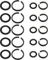 10 Sets of 1/2 inch & 3/8 inch Impact Wrench Retainer Rings with O-ring, Compatible With Electric Wrench/Pneumatic Wrench...
