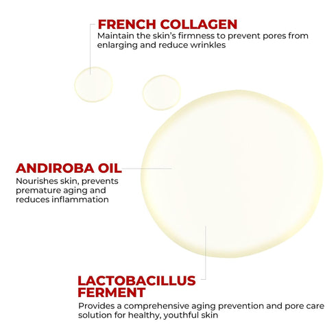 MDP+ RED LACTO COLLAGEN CLEANSING OIL 2.0, Pore Control, Deep Cleansing, Daily Makeup Remover, Blackhead Melting, Pore Cleanser, Korean Skin Care,...