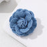 Fashion Denim Camellia Flower Lapel Brooch Pin for Women Girls Fabric Floral Bouquet Corsage Pins Clip Sweater Coat Dress Suit Backpack Brooches P...