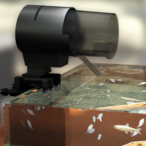Fish tank feeder, Automatic fish feeder for aquarium, Pond fish feeder, Aquarium feeder, 210ML, Battery powered...