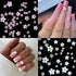 12 Grid 3D Acrylic Colorful Flowers Nail Art Pearl Designs Nail Art Supplies DIY Nail Art Accessories for Women ,1 Nie Zi...