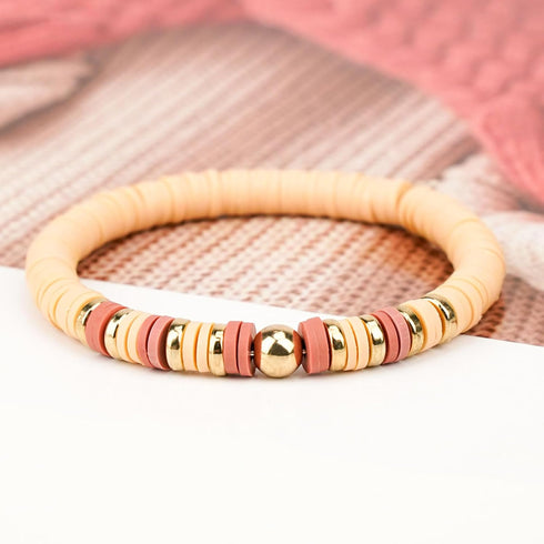 Gionlion 3000 Pcs Clay Beads for Bracelets, Bracelet Making kit Golden Beads for Jewelry Making, Charms Bracelet Kit DIY Arts and Crafts Birthday ...