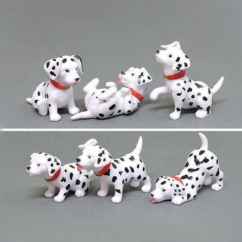 6Pcs Cute Cartoon Dog Figures,Puppy Fairy Garden Figurines Collection Playset,Miniature Moss Landscape DIY Terrarium Crafts Ornament Accessories,H...