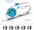 NICAPA 45mm Rotary Cutter for Fabric with Safety Lock Ergonomic Classic Comfort Loop Rotary Cutter for Crafting Sewing Quilting (Extra 5pcs 45mm R...