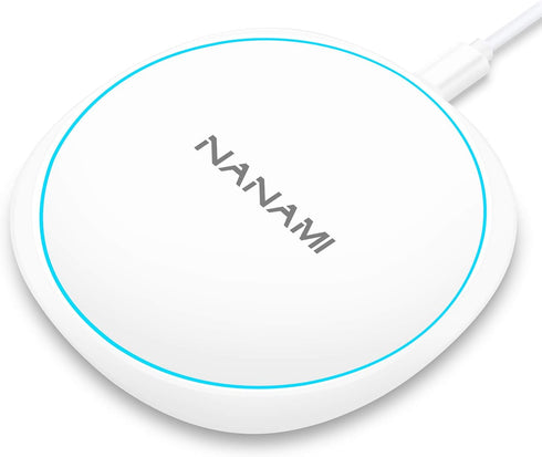 Fast Wireless Charger for iPhone 15, NANAMI 7.5W Charging Pad Compatible iPhone 14/13/12/SE 2020/11 Pro/XS/XR/8, 10W Qi Charger for Samsung Galaxy...