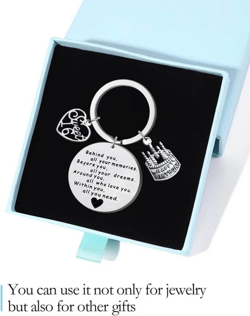 JELIEE 2 Pack Jewelry Gift Boxes Thick Paper Box 3.1x3.1x0.7 Inch Small Gift Boxes Cardboard Jewelry Boxes for Bracelets Necklaces Earrings Ring J...