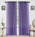 LinenTopia Window Sheer Curtains - 2 Panels See Through Curtains, 54" x 84", Elegant Light Filtering Sheer Drapes, Privacy Voile Window Sheers for...