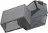 Gloreen 3 Pack Large Plastic Storage Baskets, Multipurpose Storage Basket for Organizer, Grey...