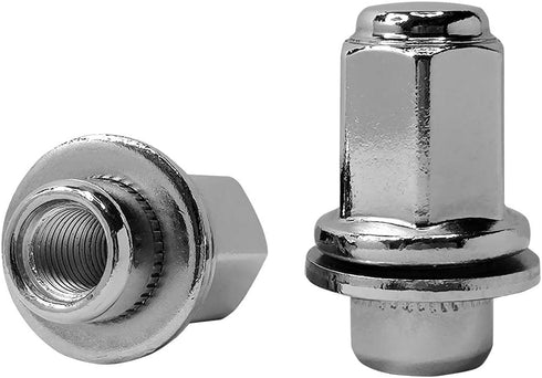4PCS M12x1.50 Chrome Wheel Lug Stud Nut Set Compatible with Toyota Corolla Camry 4Runner Land Cruiser RAV4 Avalon Sienna Lexus GS350 GX460 ES300 S...