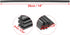 ACROPIX 14inch 6x10.6mm Universal Car Windshield Wiper Blades Refills Boneless Insert Strips Black - Pack of 4...