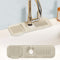 Kitchen Sink Splash Guard Silicone Faucet Mat Handle Drip Catcher Tray, 5°Slope Anti-Slip Sink Draining Pad Behind Faucet for Kitchen & Bathroom C...