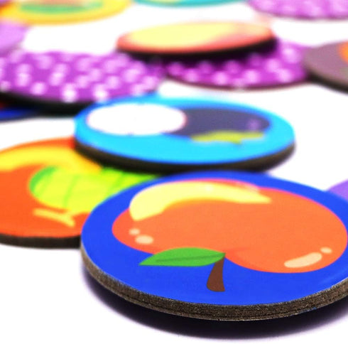 KiDEPOCH Memory Game with 16 Matching Pairs Featuring Fruit Element Non Toxic Preschool Educational Matching Game for Kids Toddlers 3 Year Old and...