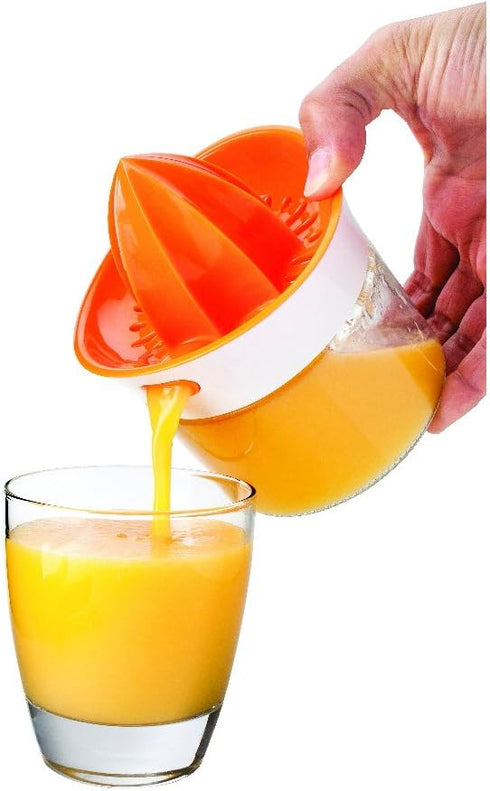 Joie Squeeze and Pour Citrus Juicer and Glass, 4-Inches x 5-Inches x 5.75-Inches, 13.5-Ounce Capacity...