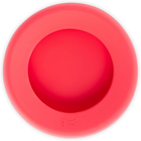 Messy Mutts Silicone Non-Spill Bowl | Dog or Cat Travel Necessity | Splash Less Food/Water Bowl for Pets | Slobber Stopper Water Bowl | 5.25 Cups ...