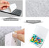 Felt Pin Board Bar 13"x2", Pack of 8 Bulletin Board Strips with 40 Push Pins, Home Office Memos Notice Boards Felt Wall Tiles...