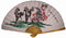 Classic 35"" Oriental Feng Shui Wall Fan-Double Horses...