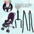 5 Point Child Seat Belt Harness Universal Adjustable Strap Baby Stroller Pushchair Rotating Protection...