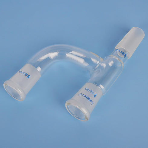 Borosilicate Glass Distillation Adapter, 3 Way Claisen Distilling Adapter with 24/40 Joints Chemistry Apparatus Lab Glassware...